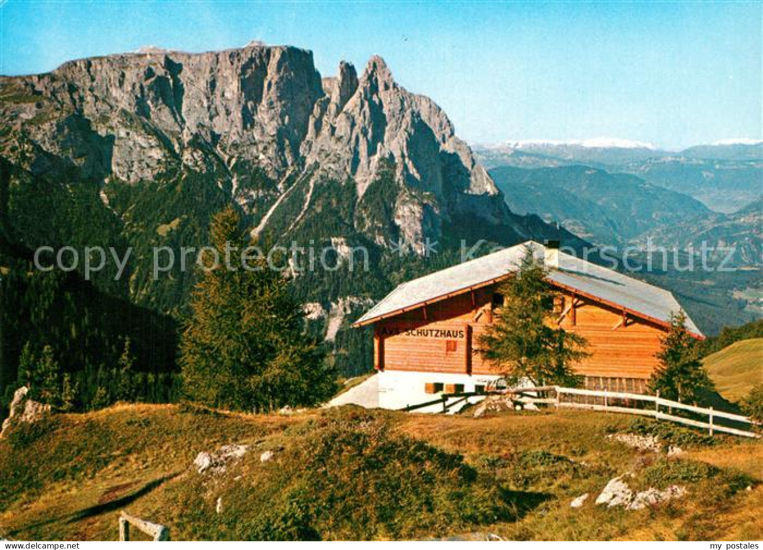 72949440 Seiser Alm Dolomiten AVS-Schutzhuette Puflatsch  - Andere & Zonder Classificatie