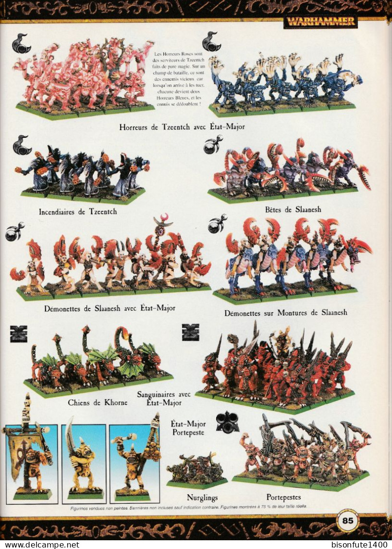 WARHAMMER : Catalogue Général De 2001 Pour Toutes Les Armées Du Jeu Warhammer ( Voir Photos ) - Other & Unclassified