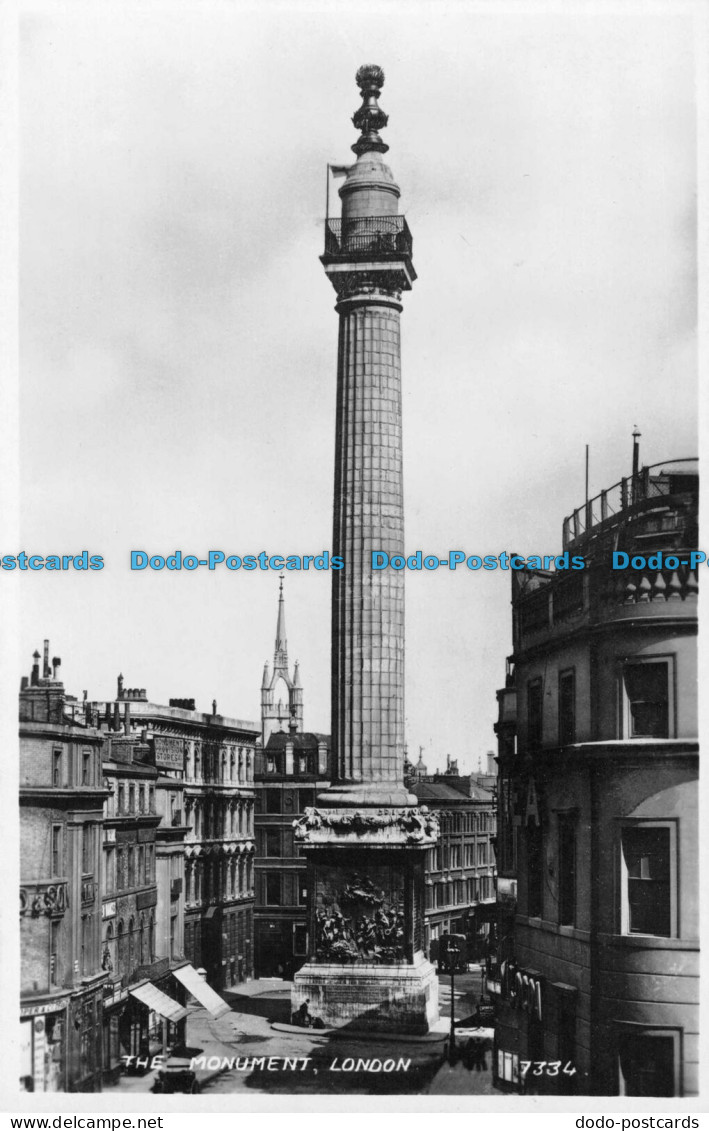 R085526 The Monument. London. RP. Valentine - Other & Unclassified