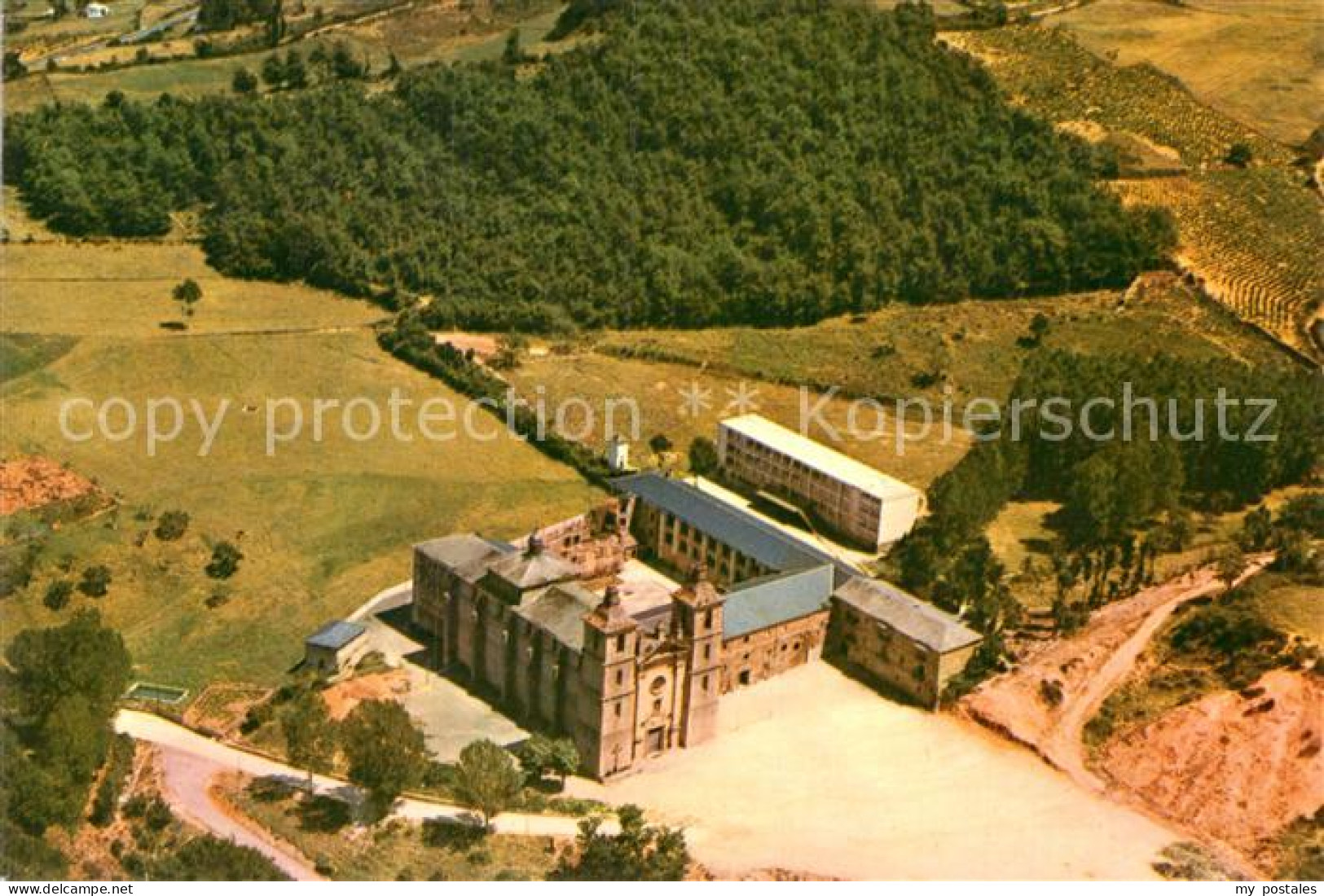 72949384 Vega De Espinareda Colegio San Andres Fliegeraufnahme Leon - Sonstige & Ohne Zuordnung