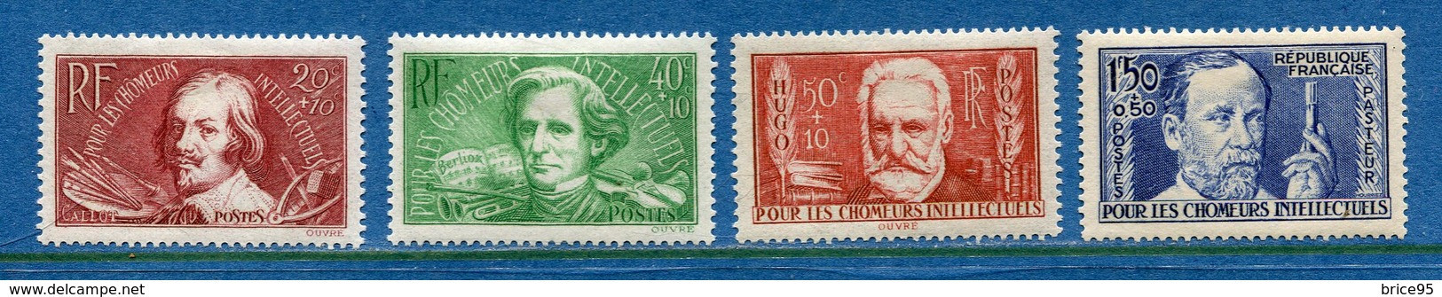 France - YT N° 330 à 333 ** - Neuf Sans Charnière - 1936 - Unused Stamps
