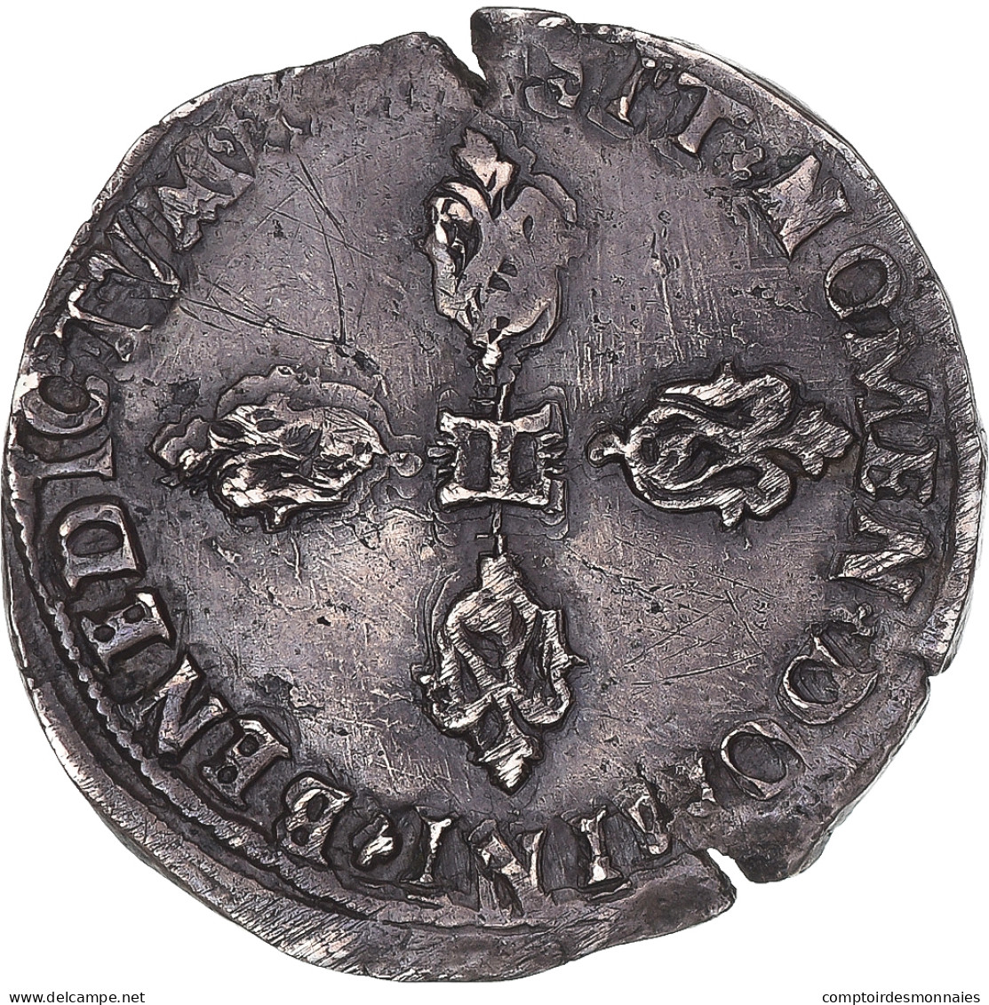 Monnaie, France, Henri IV, Demi Franc, Bordeaux, TTB+, Argent, Gadoury:590 - 1589-1610 Heinrich IV.