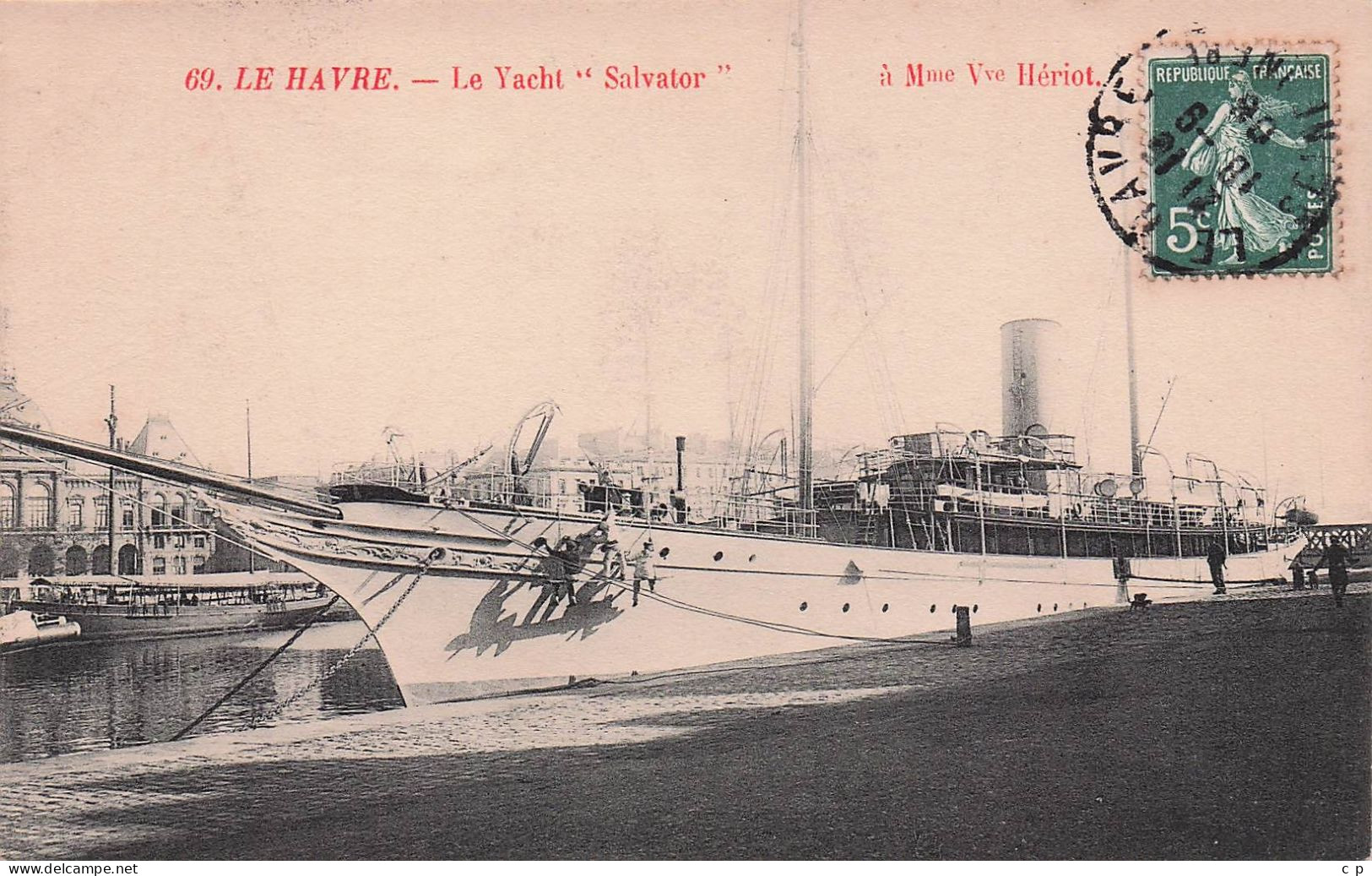 Le Havre  - Le Yacht Salvator  -  CPA°J - Haven