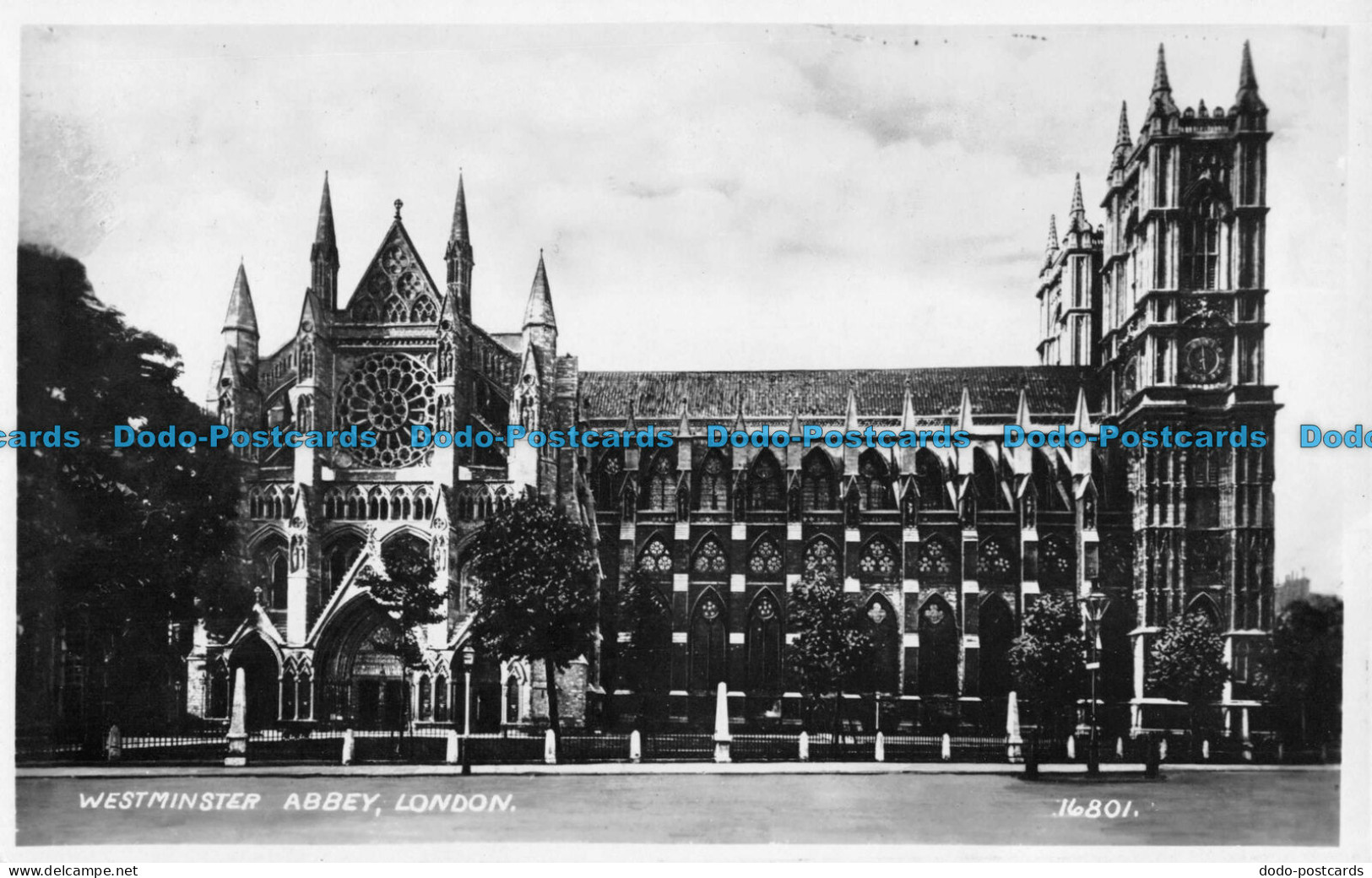 R085555 Westminster Abbey. London. Valentine. RP - Sonstige & Ohne Zuordnung