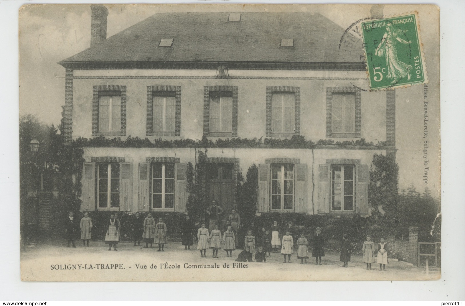 SOLIGNY LA TRAPPE - Vue De L'Ecole Communale De Filles - Other & Unclassified