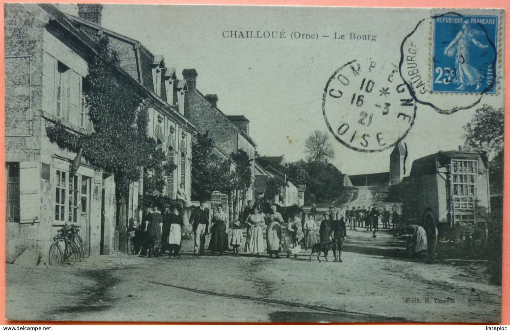CARTE CHAILLOUE - 61 - LE BOURG - 2 SCANS -20 - Other & Unclassified