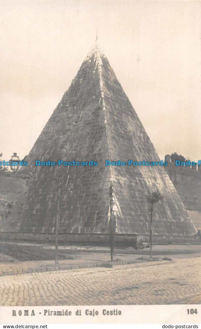 R087189 Roma. Piramide Di Cajo Cestio. N. P. G. Diffida - World