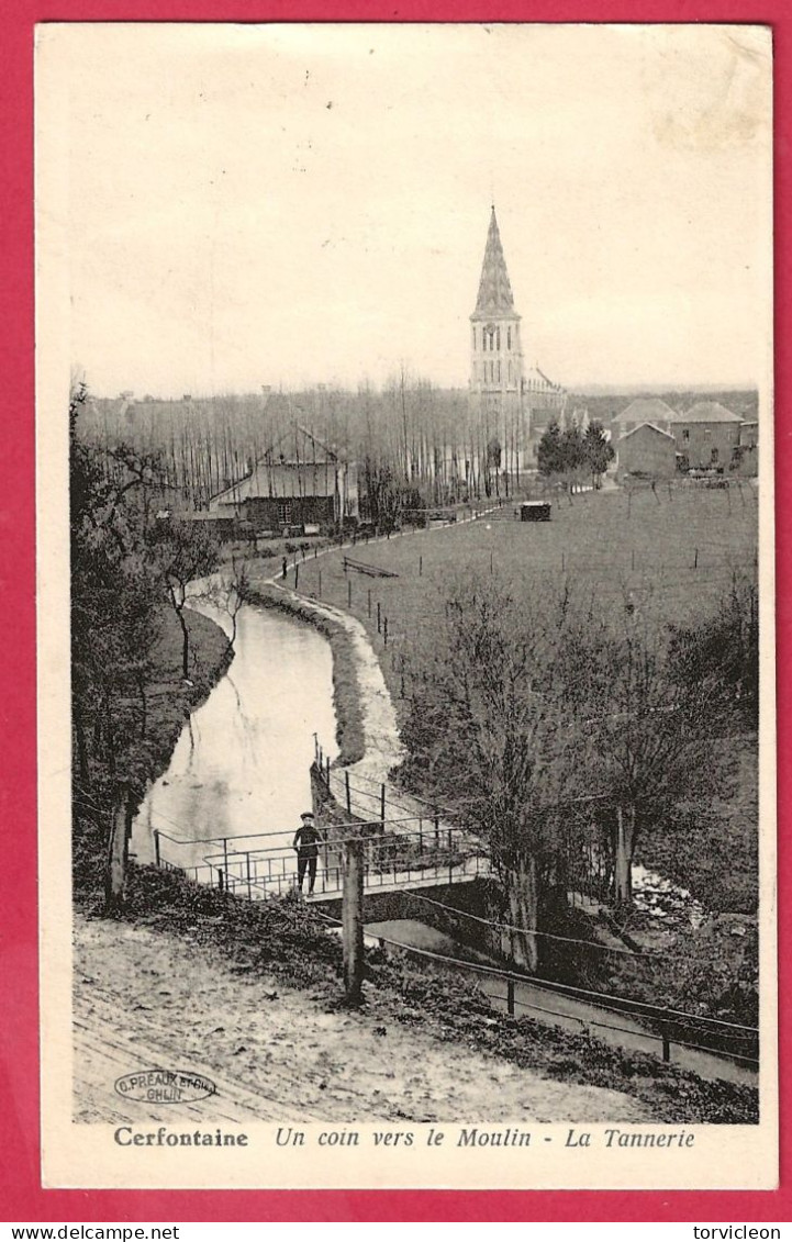 C.P. Cerfontaine  = Un  Coin Vers  Le Moulin  : La Tannerie - Cerfontaine