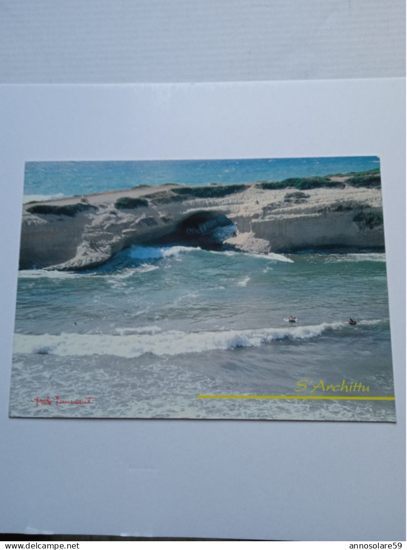 CARTOLINA 17X12 Cm. CONOSCERE LA SARDEGNA - S' ARCHITTU- CUGLIERI (ITALO INNOCENTI) - VIAGGIATA - F/G - COLORI - LEGGI - Cagliari