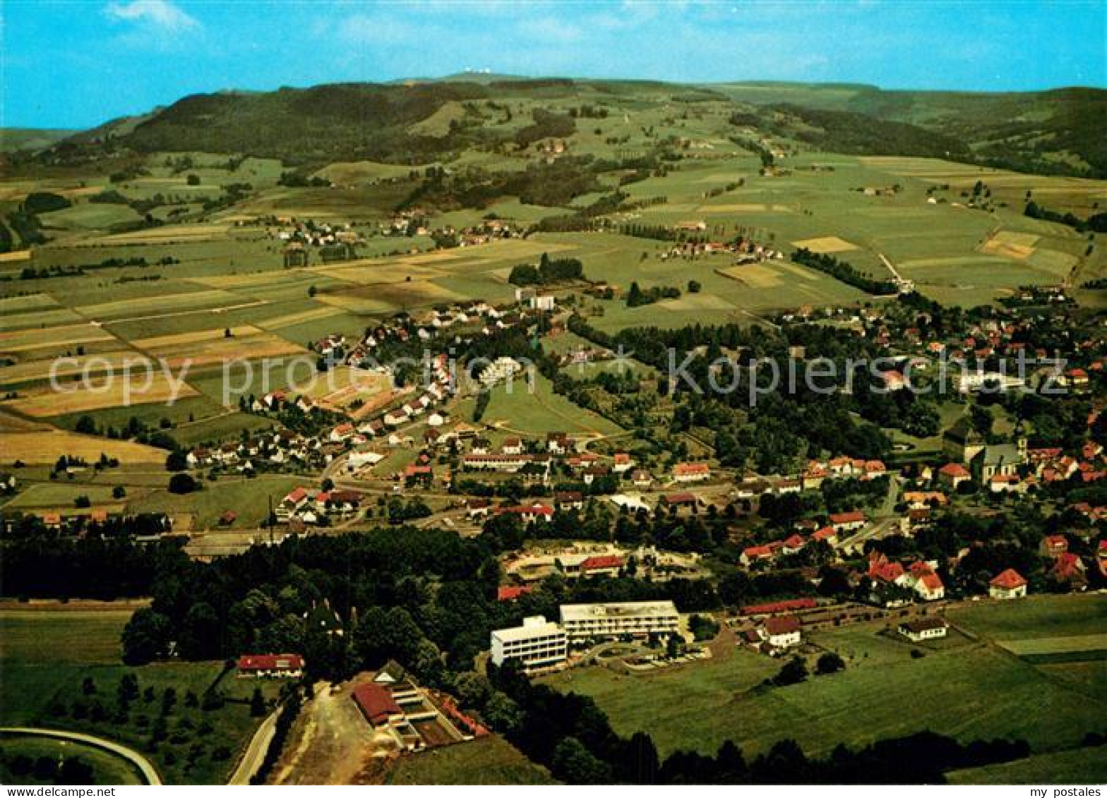 72948478 Gersfeld Rhoen Fliegeraufnahme Gersfeld - Altri & Non Classificati