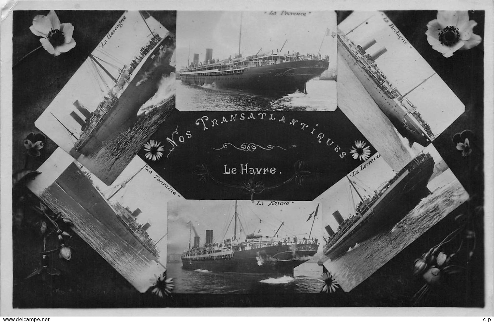 Le Havre  - Transatlantique - Multivues - Glacée   -  CPA°J - Portuario