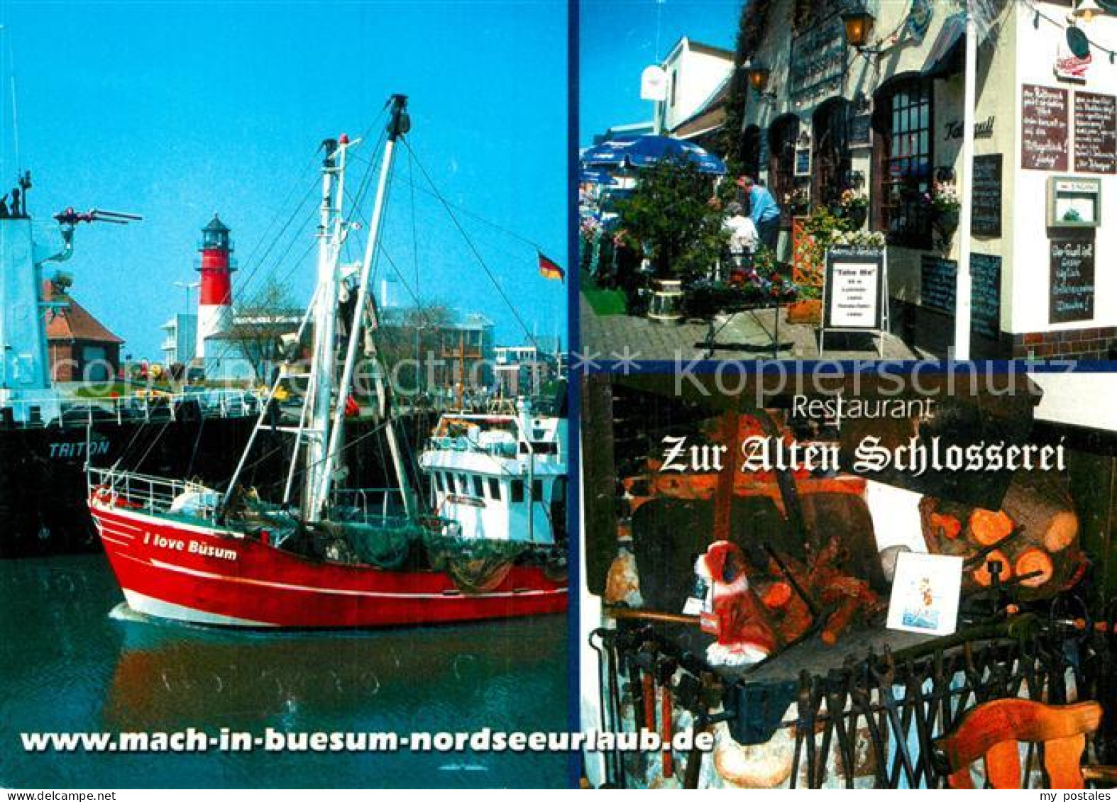 72948456 Buesum Nordseebad Restaurant Zur Alten Schlosserei Buesum - Buesum