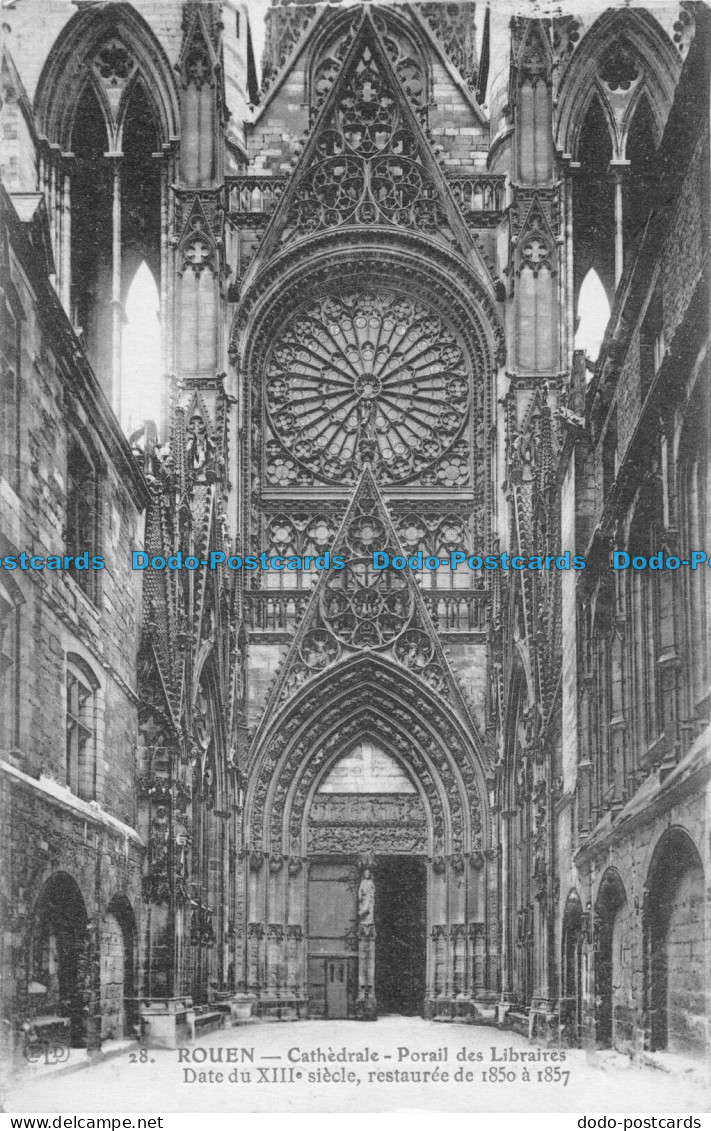 R086544 Rouen. Cathedrale. Porail Des Libraires. Date Du XIII Siecle Restauree D - World