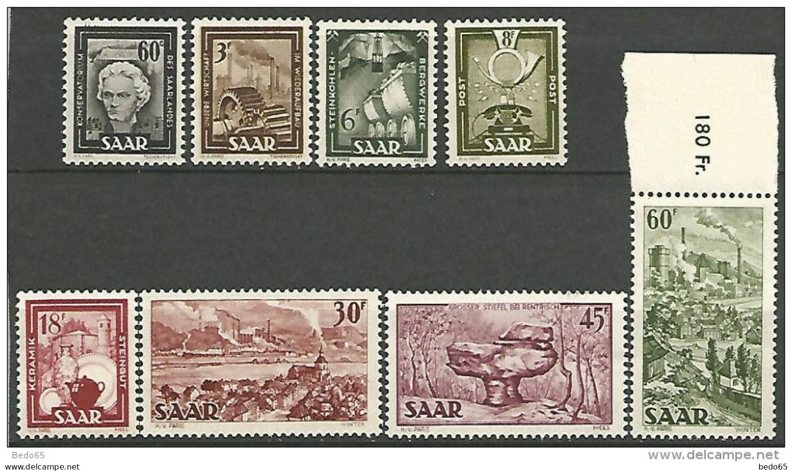 SARRE N ° 283/90  NEUF** TTB / MNH - Nuevos