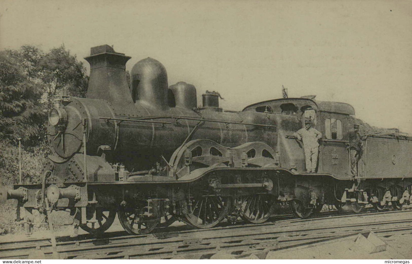 Ancienne Locomotive à Grande Vitesse, à Mécanisme Intérieur, Etat Belge - Treinen