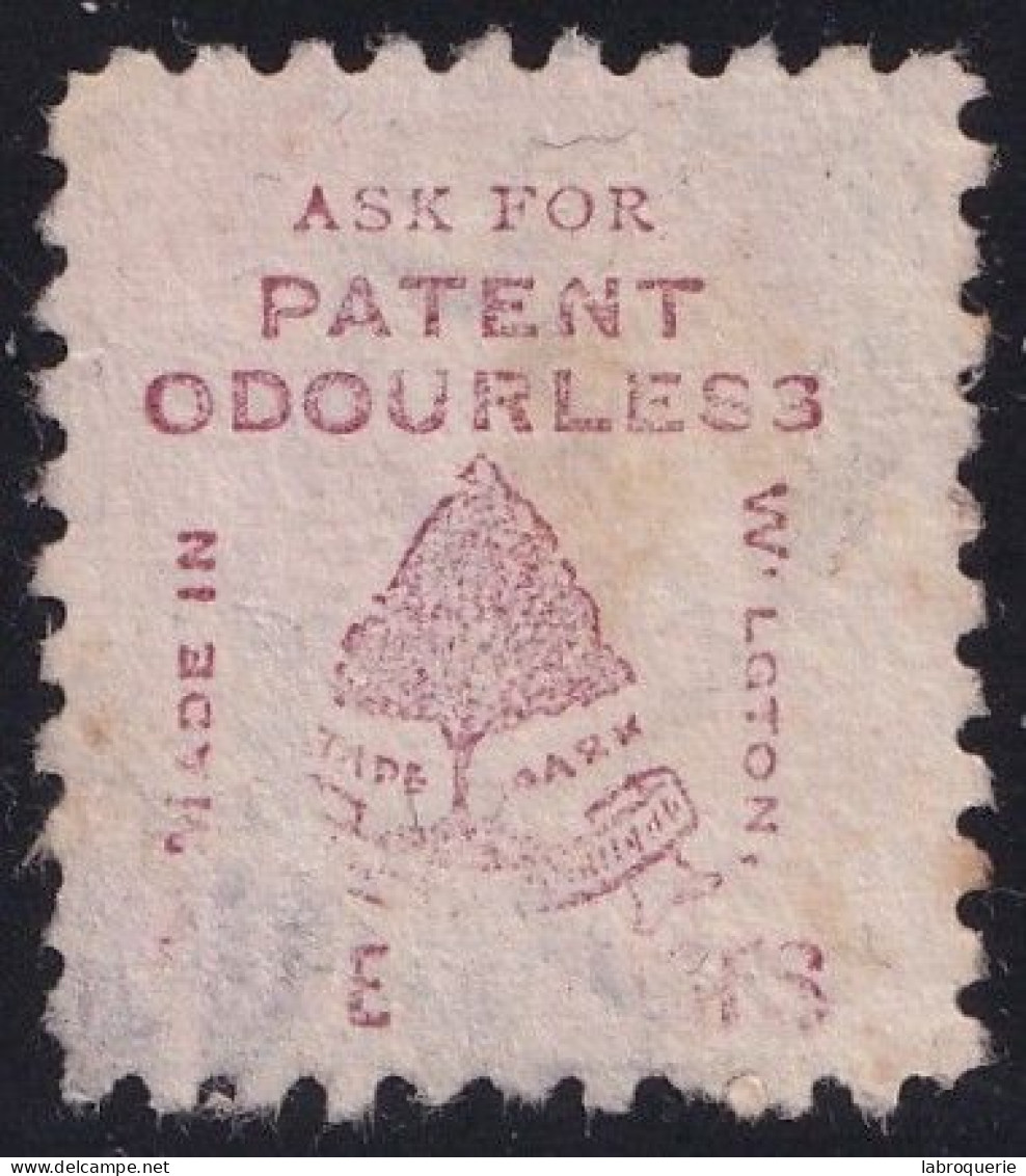 NEW-Z. - PUBLICITÉ - ADVERTISING - PATENT ODOURLESS - Used Stamps