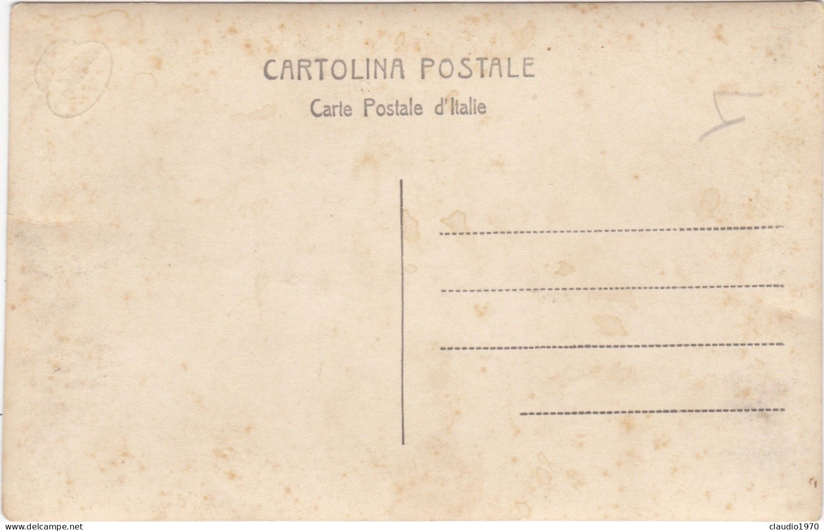 FOTOGRAFIA D' EPOCA  - CARTOLINA  - FOTOGRAFIA PERSONE ANONIMI - Unclassified