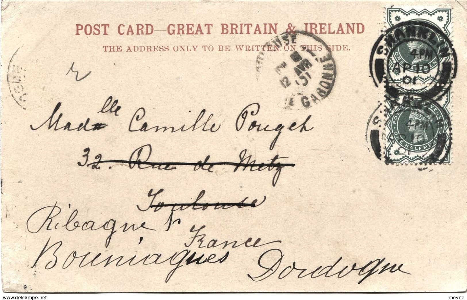 2299 - R.U - Angleterre & Ireland - SHANKLIN  PIER.  - ISLE  OF  WIGHT  -  Circulée  En 1901 - Other & Unclassified