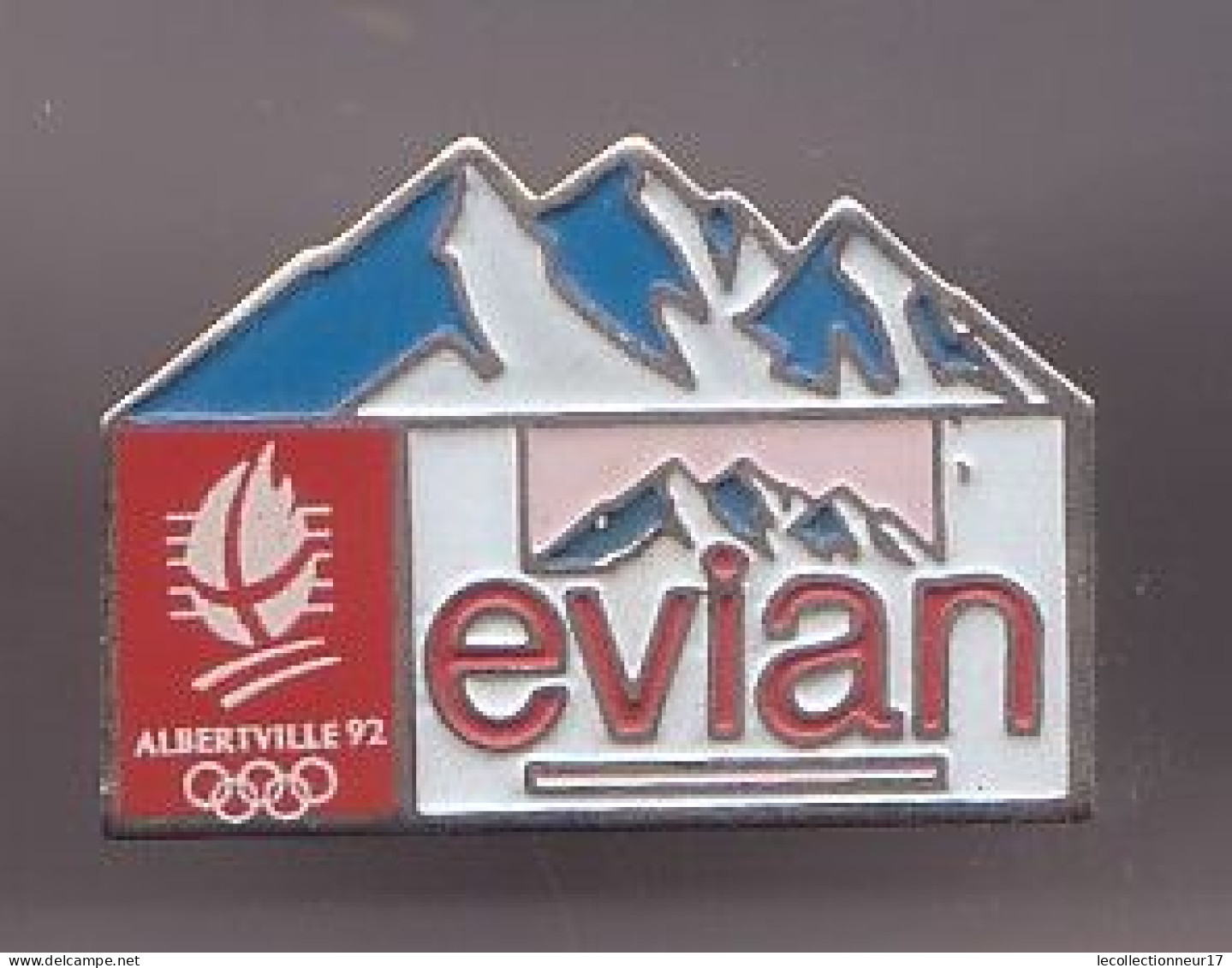 Pin's Jeux Olympiques Albertville 92 Evian Réf 502 - Olympische Spiele
