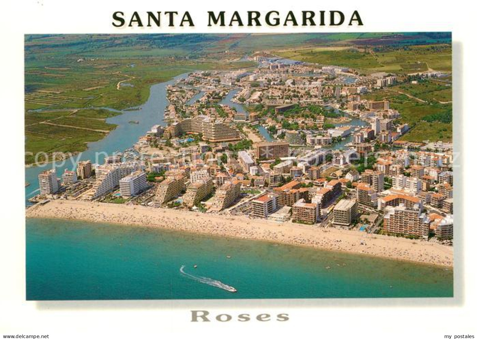 72948131 Roses Santa Margarida Fliegeraufnahme Spanien - Sonstige & Ohne Zuordnung