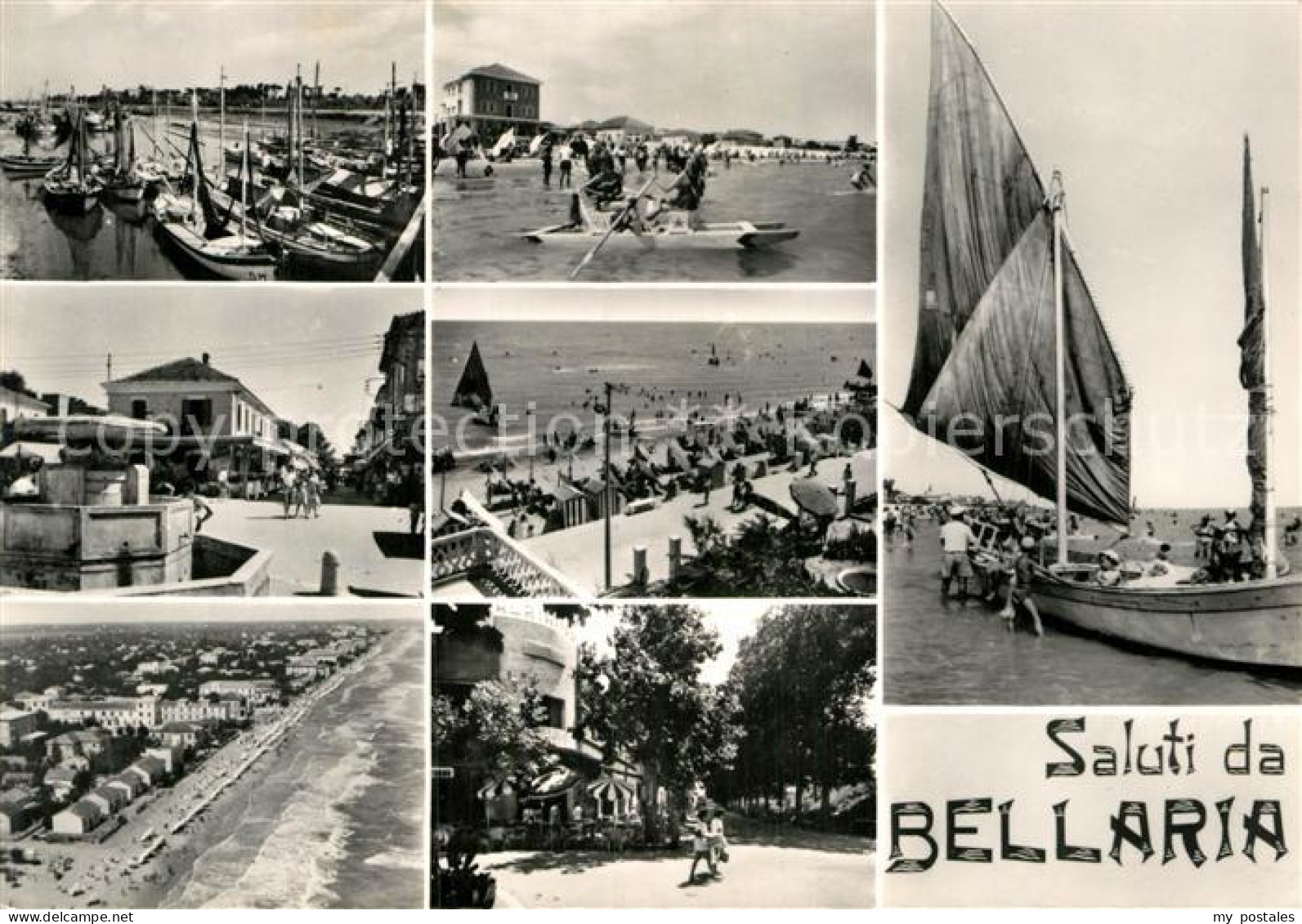 72948116 Bellaria Fischereihafen Strandleben Tretboot Segelboot Promenade Fliege - Andere & Zonder Classificatie