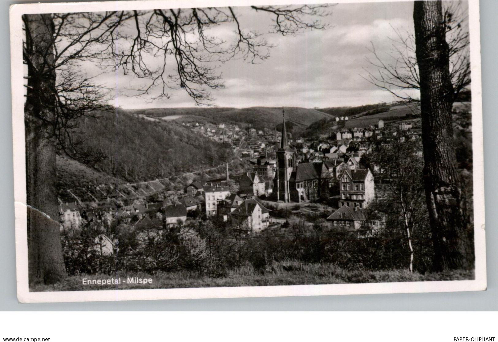 5828 ENNEPETAL - MILSPE, Blick über Den Ort, 1951 - Ennepetal