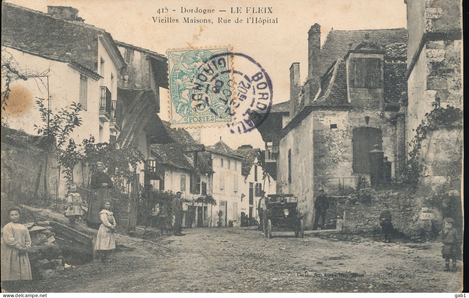 33 --- Le Fleix -- Vieilles Maisons , Rue De L'Hopital - Autres & Non Classés