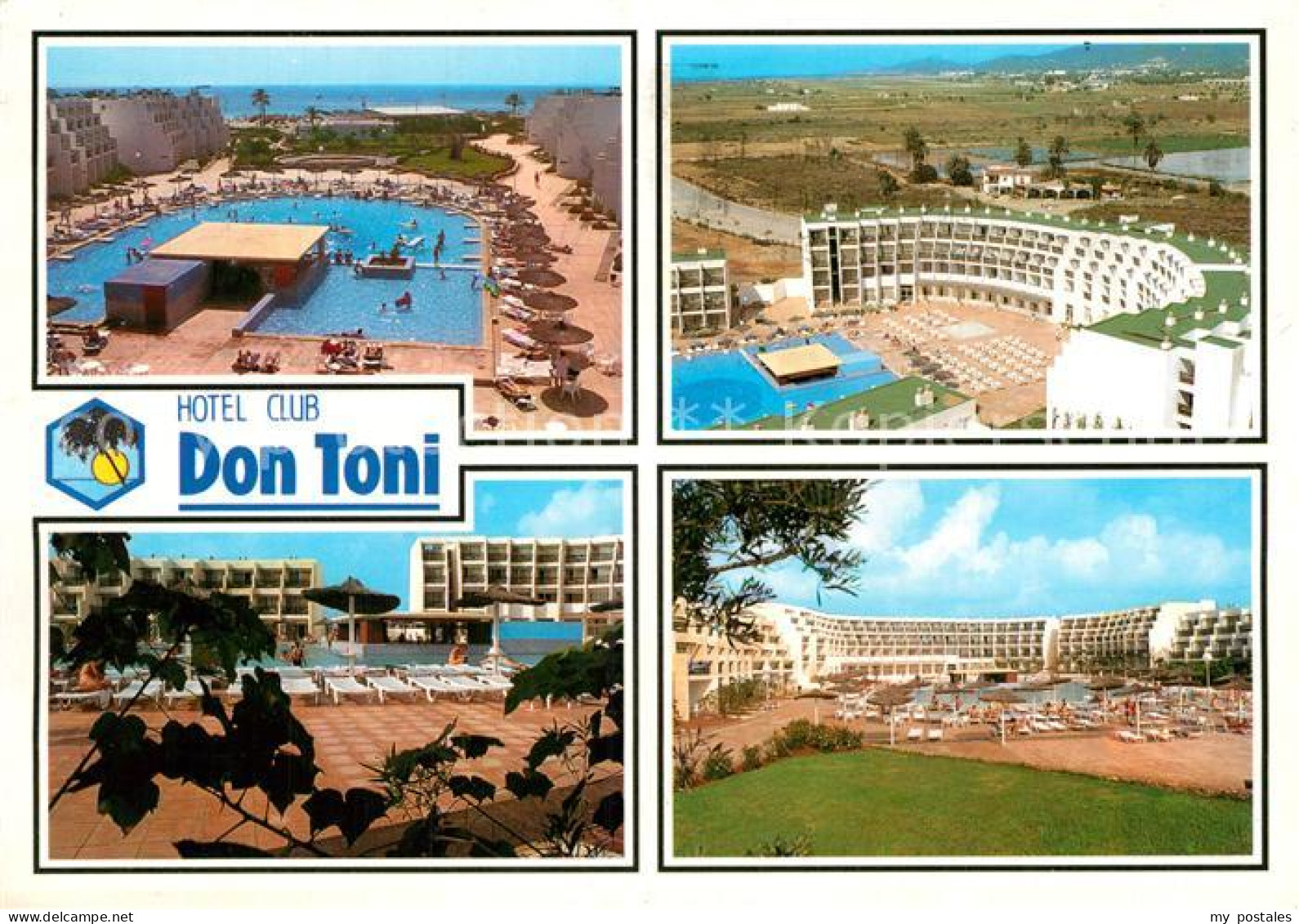 72947442 Ibiza Islas Baleares Hotel Club Don Toni Fliegeraufnahme Schwimmbad Ibi - Sonstige & Ohne Zuordnung