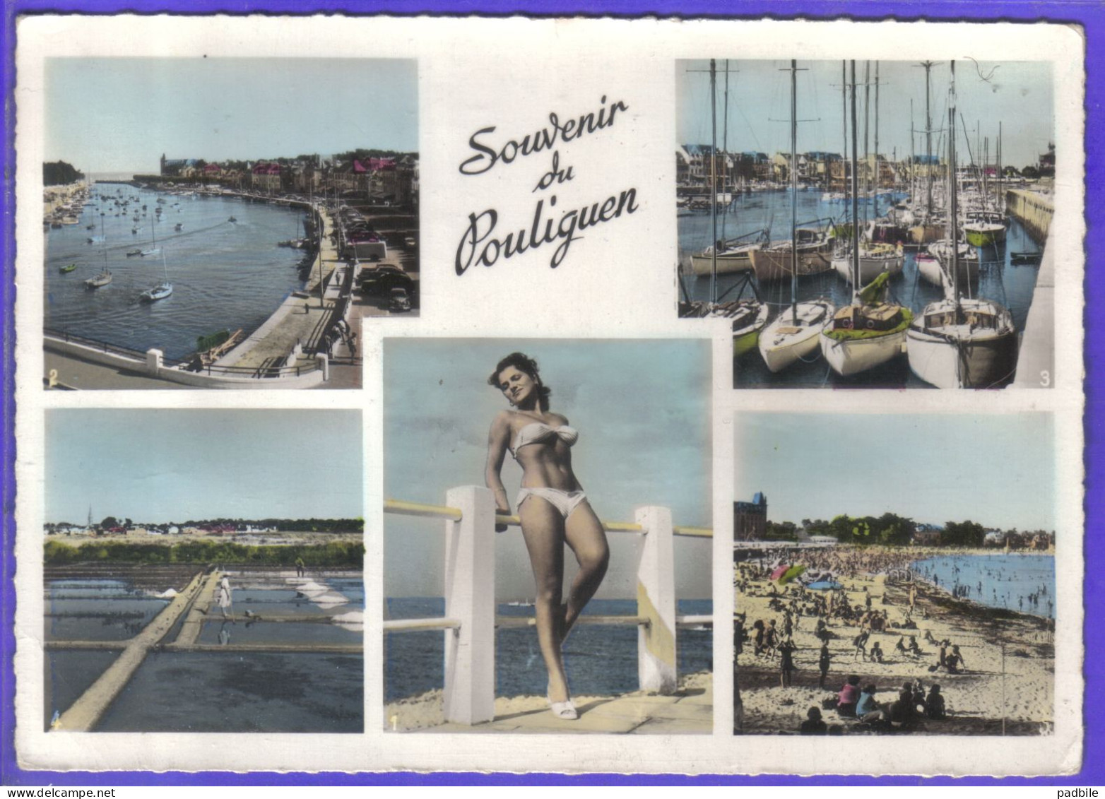 Carte Postale 44. Le Pouliguen  Pin-up  Très Beau Plan - Le Pouliguen