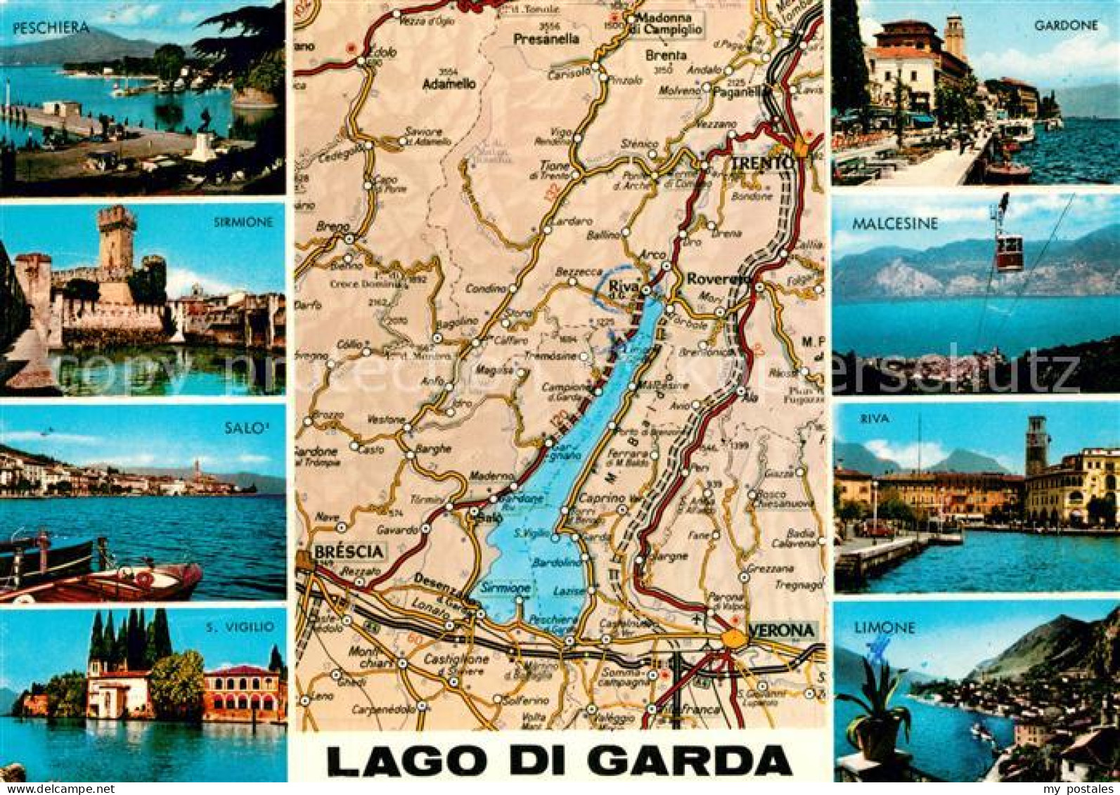 72947360 Lago Di Garda Peschiera Sirmione Salo S Vigilio Gardone Malcesine Riva  - Andere & Zonder Classificatie