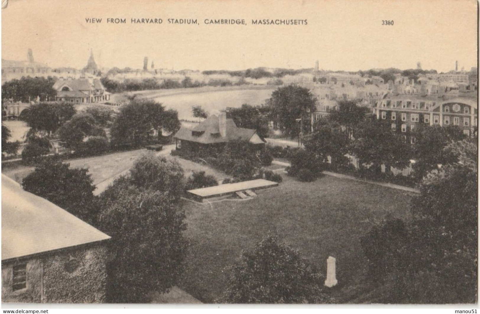 ETATS-UNIS -  View From Harvard Stadium, CAMBRIDGE - Sonstige & Ohne Zuordnung