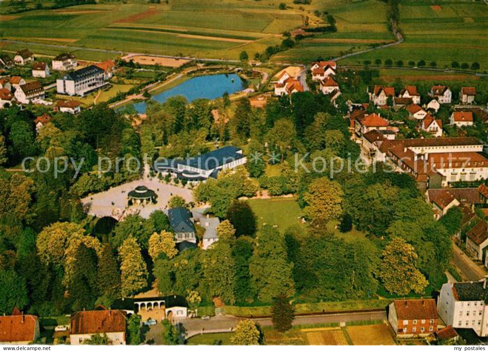 72947313 Bad Meinberg Kurpark Fliegeraufnahme  Bad Meinberg - Bad Meinberg