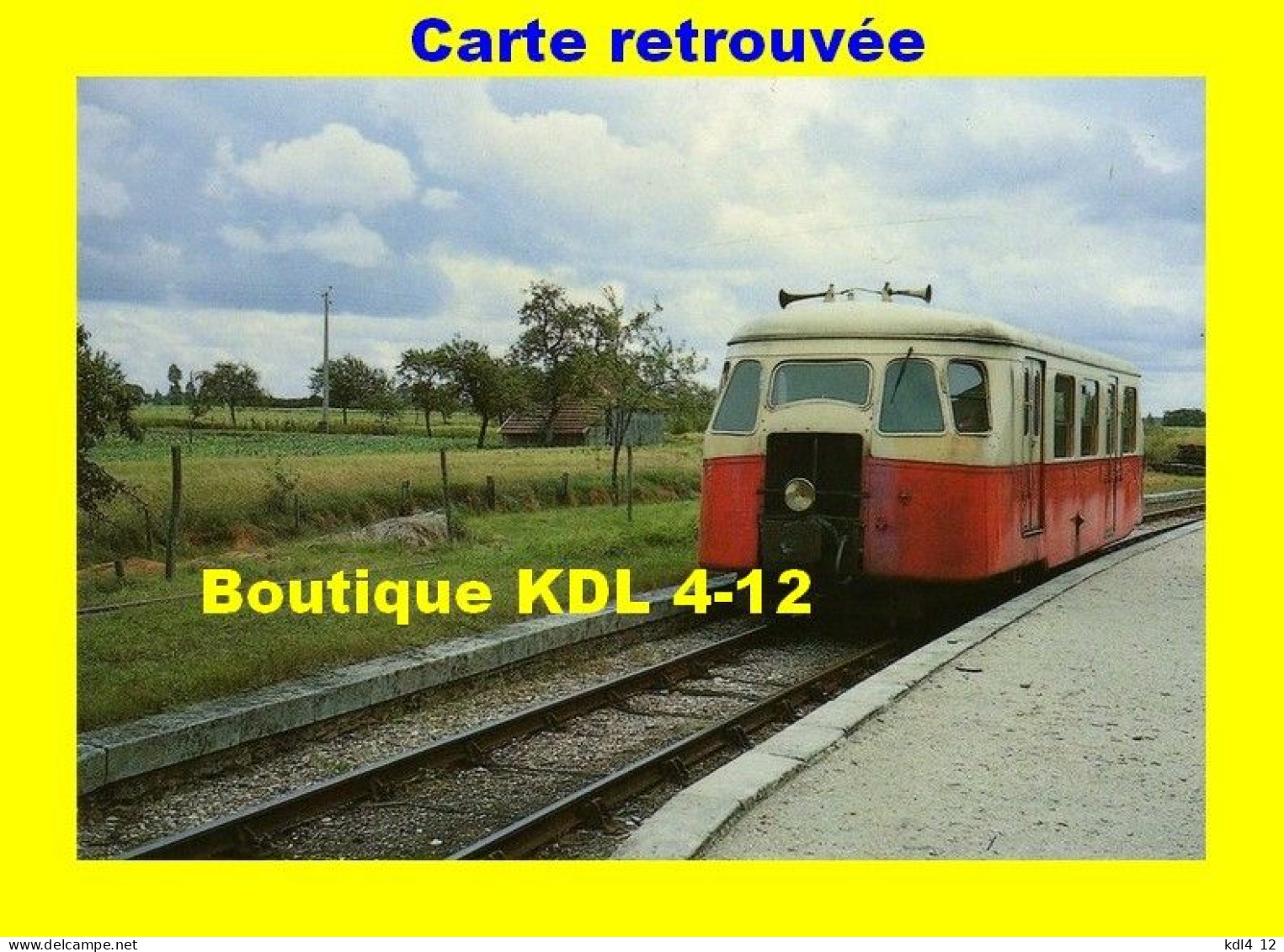 AL 097 - Autorail Billard X 244 En Gare - ARGY - Indre - BA - Trains