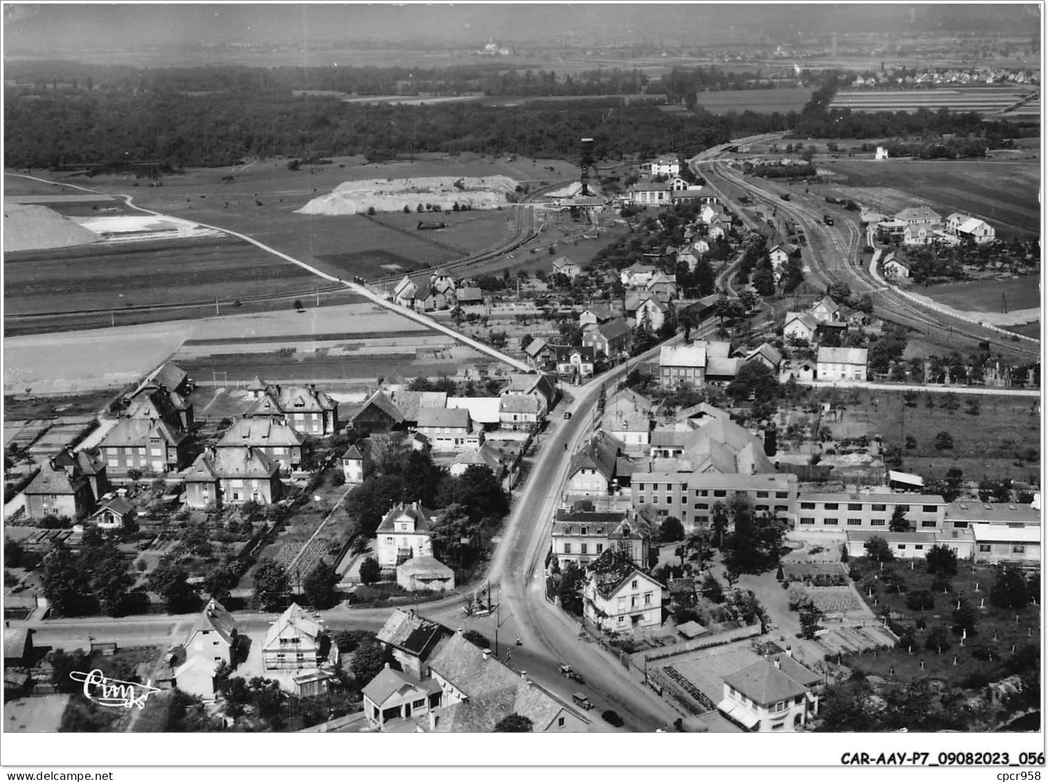 CAR-AAYP7-68-0486 - ENSISHEIM - Vue Panoramique Aerienne - Sonstige & Ohne Zuordnung