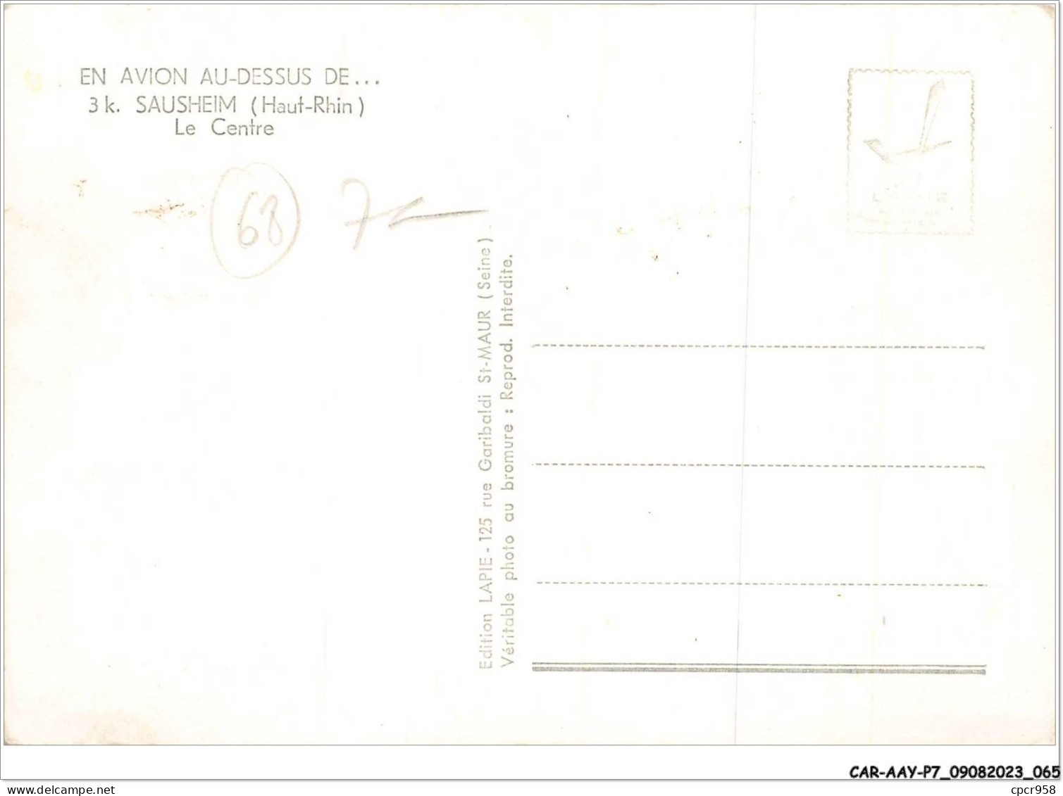 CAR-AAYP7-68-0490 - SAUSHEM - Le Centre - Other & Unclassified