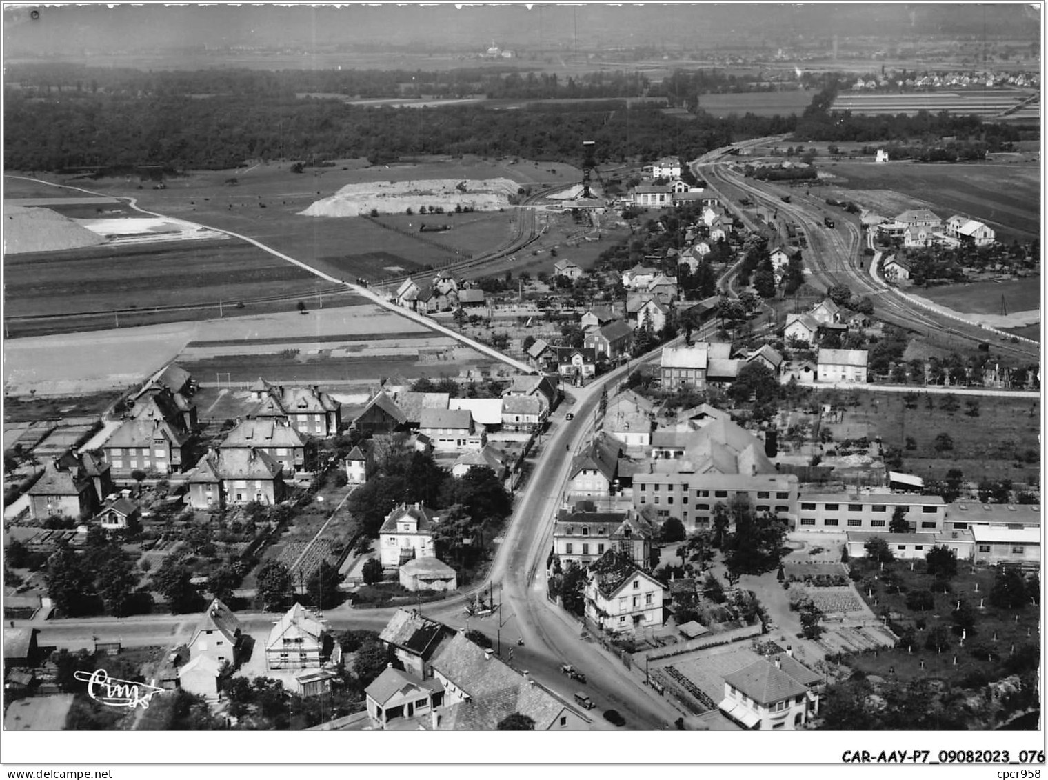 CAR-AAYP7-68-0496 - ENSISHEM - Vue Panoramique Aerienne - Sonstige & Ohne Zuordnung