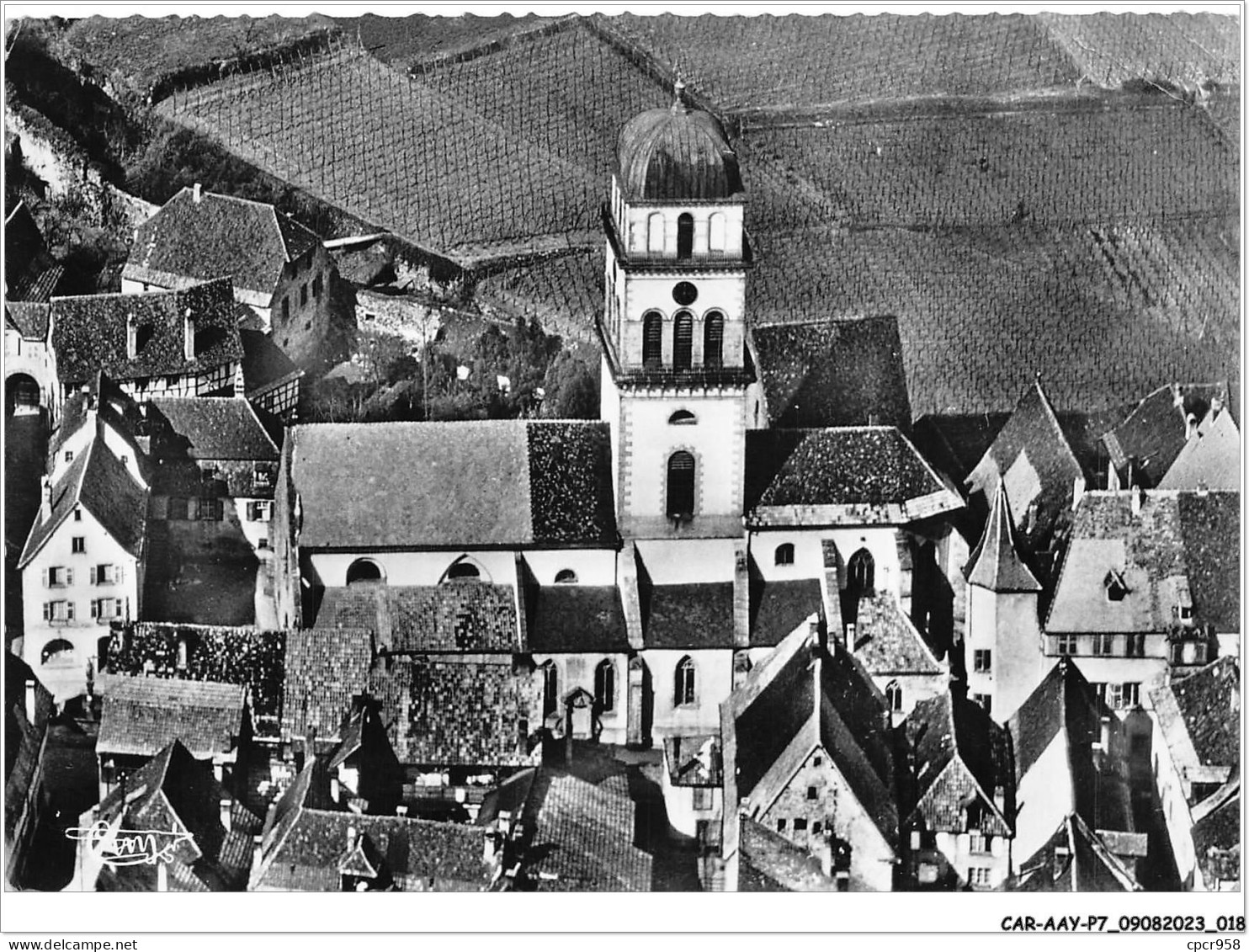 CAR-AAYP7-68-0467 - KASPERSBERG - Centre Touristique Reputé - Vue Aerienne - L'eglise - Kaysersberg