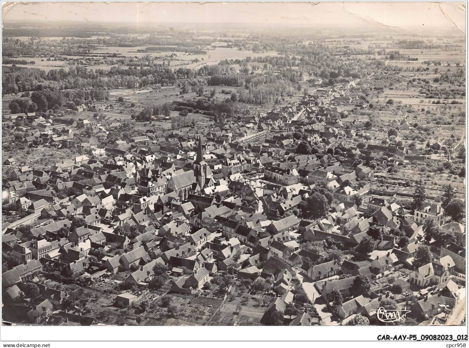 CAR-AAYP5-36-0307 - CHABRIS - Vue Panoramique Aerienne - Autres & Non Classés