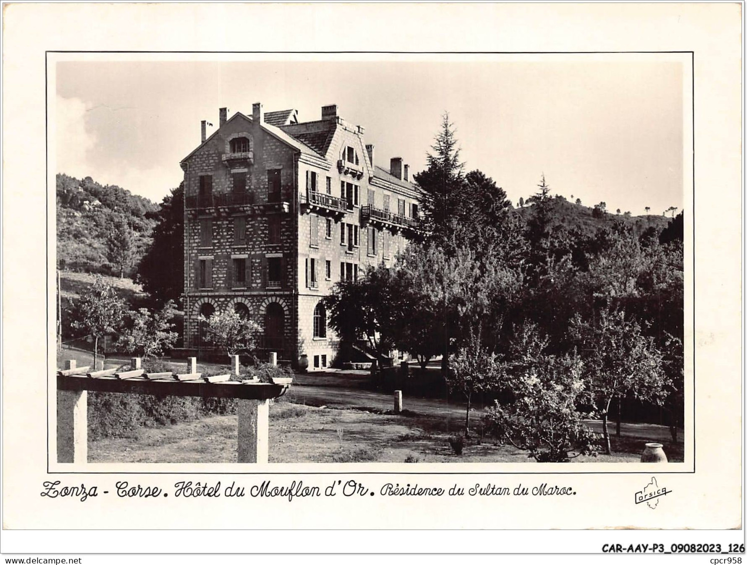 CAR-AAYP3-20-0206 - LA CORSE - ILE DE BEAUTE - ZONZA - Hotel Du Mouflon D'Or - Residence Du Sultan Du Maroc - Other & Unclassified