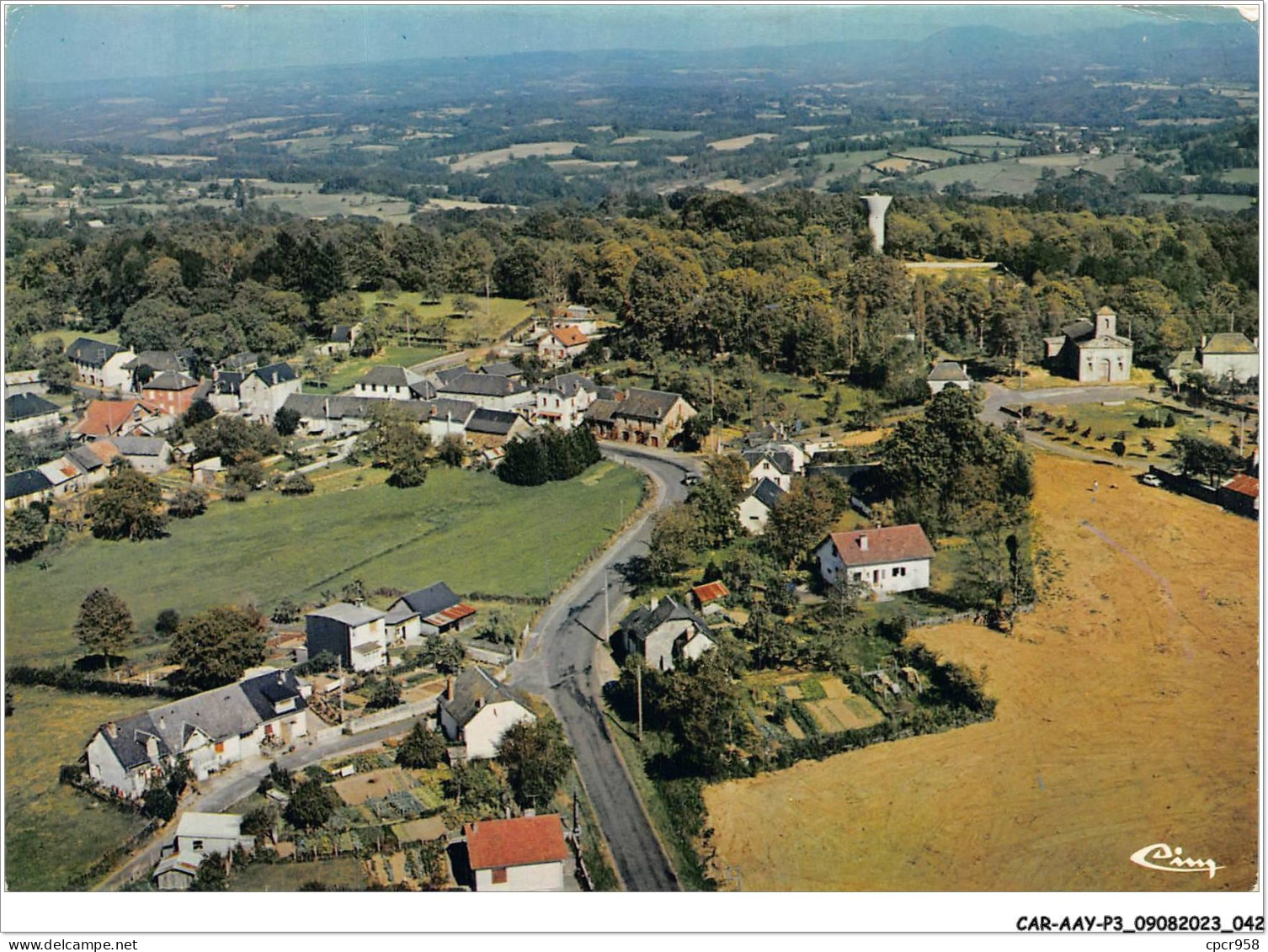 CAR-AAYP3-19-0164 - EYBURIE - Le Village Et Vue Aerienne Sur Les MONEDIERES - Sonstige & Ohne Zuordnung