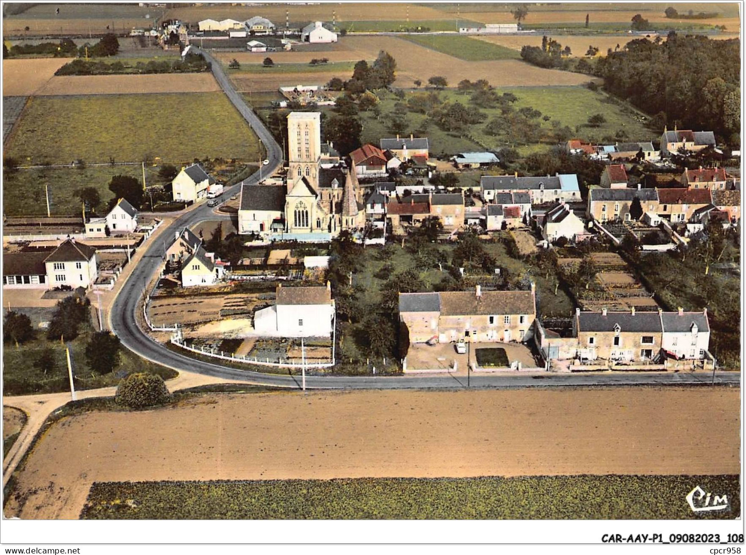 CAR-AAYP1-14-0055 - NORREY-EN-BASSIN - Vue Panoramique Aerienne - L'eglise XIIe Et XIIIe Siecles - Other & Unclassified