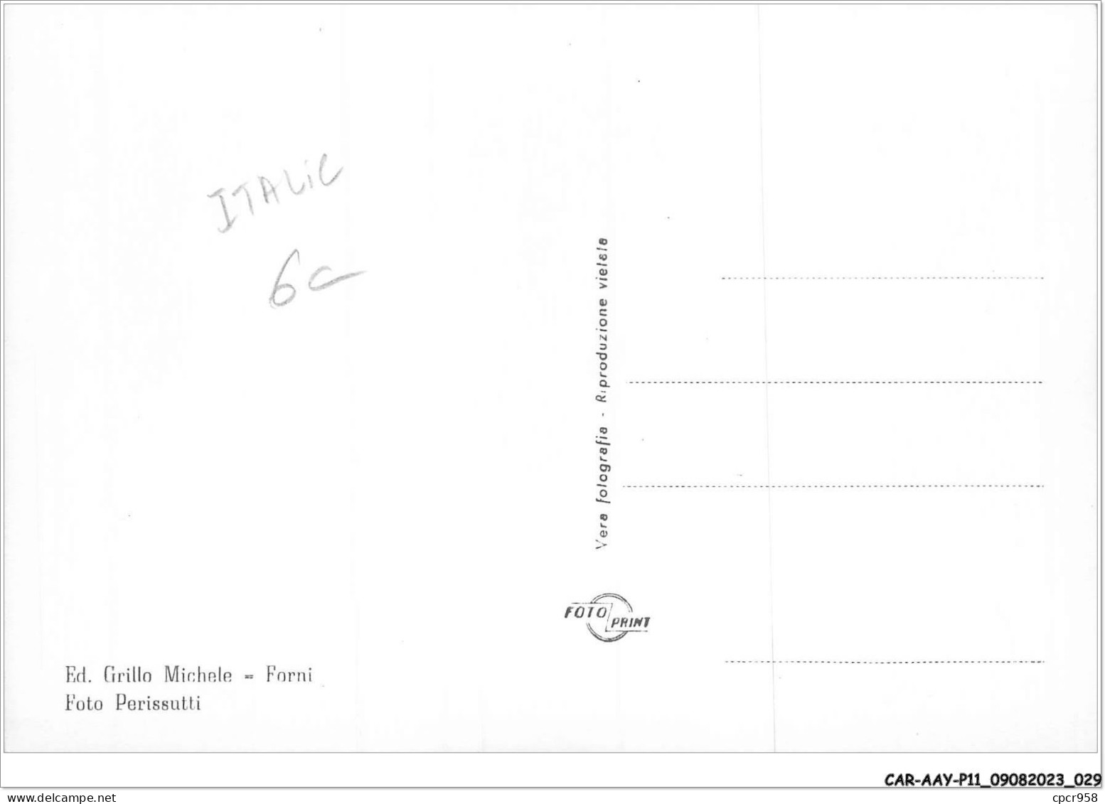 CAR-AAYP11-ITALIE-0795 - CRIDOLA - Sonstige & Ohne Zuordnung