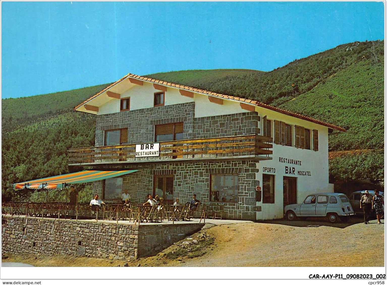 CAR-AAYP11-ESPAGNE-0782 - COL D'IBARDIN - Bar Restaurante - Autres & Non Classés