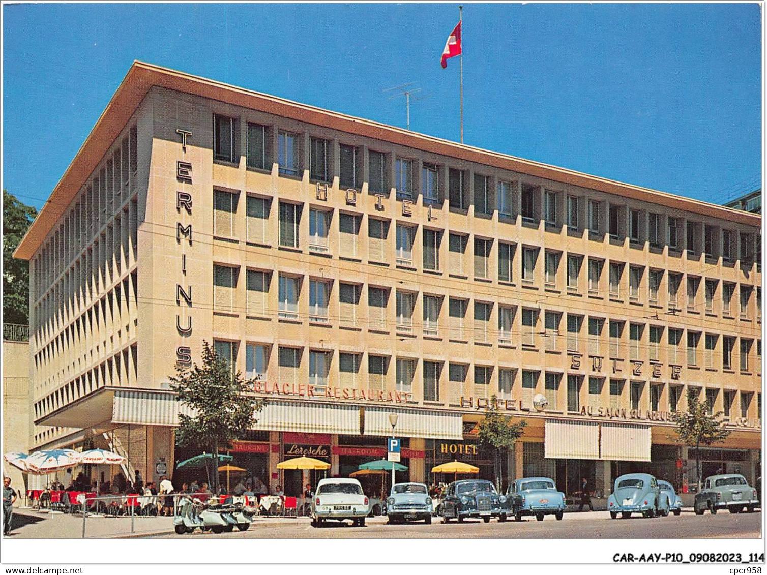 CAR-AAYP10-SUISSE-0764 - Hotel Terminus Pour Votre Sejour A Lausanne - Sonstige & Ohne Zuordnung