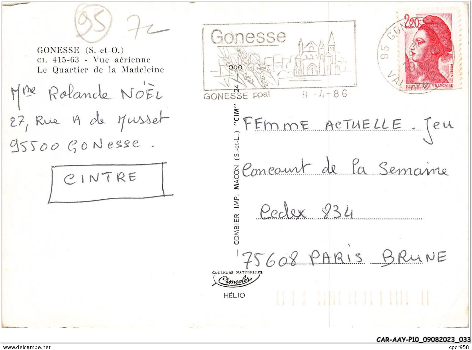 CAR-AAYP10-95-0723 - GONESSE - Vue Aerienne - Le Quartier De La Madeleine - Gonesse
