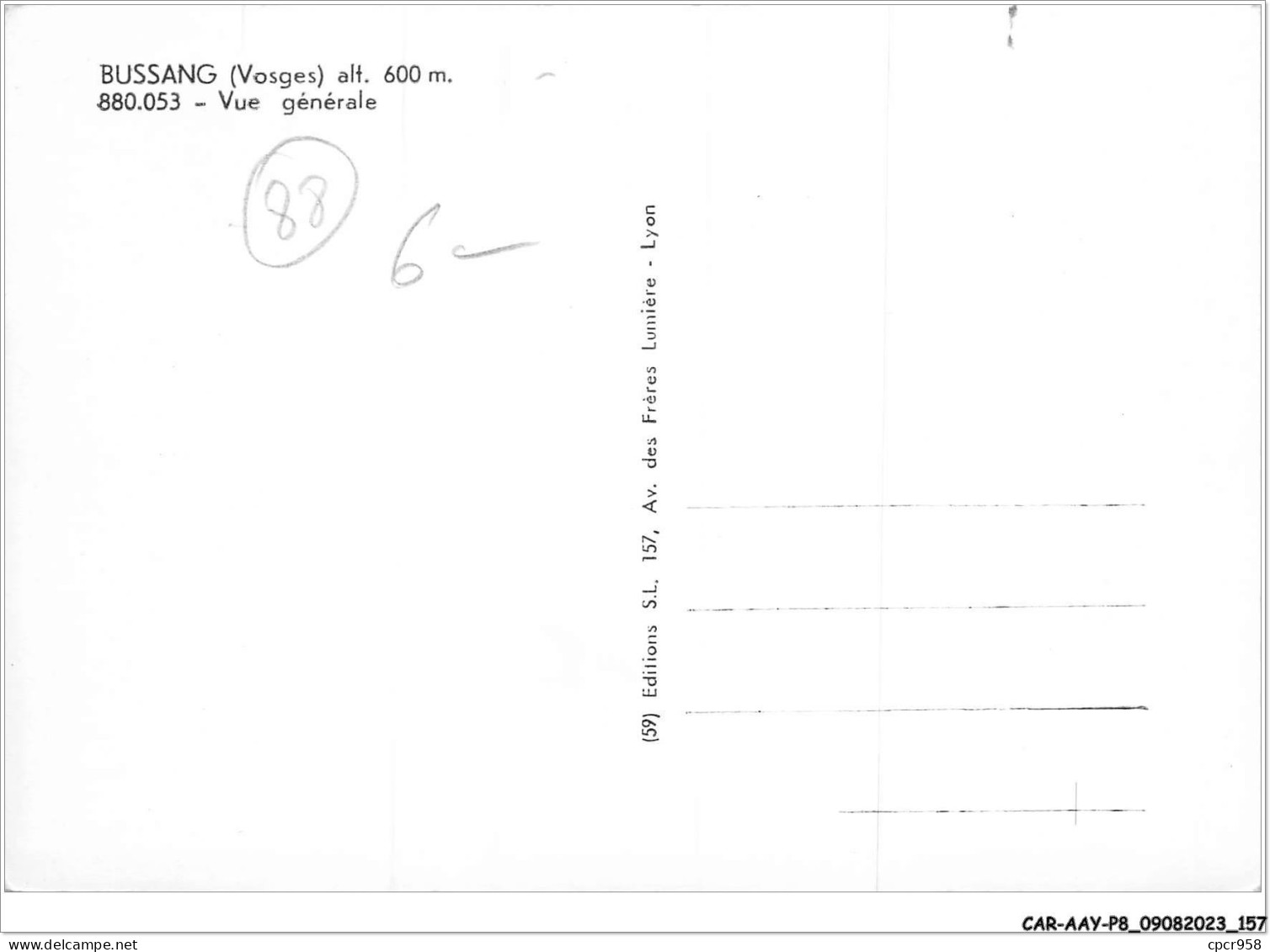 CAR-AAYP8-88-0622 - BUSSANG - Vue Generale - Bussang