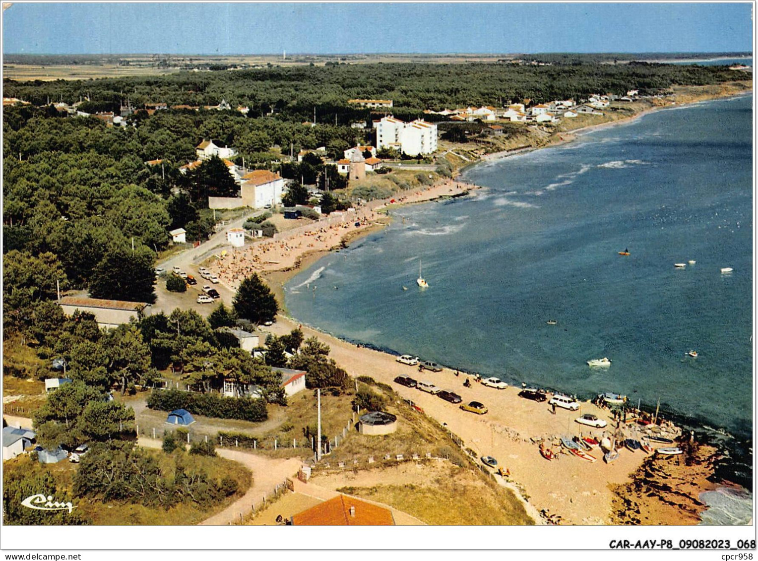 CAR-AAYP8-85-0578 - JARD-SUR-MER - Vue Aerienne - Le Port Et La Plage - Otros & Sin Clasificación