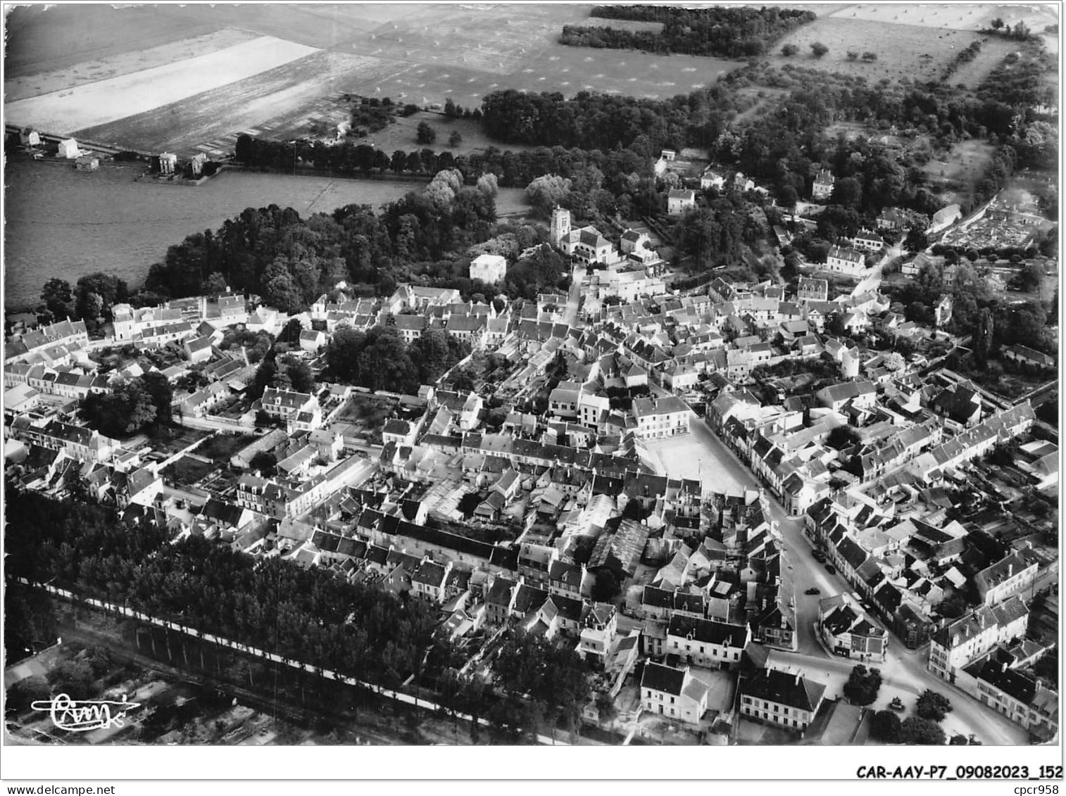 CAR-AAYP7-77-0534 - CRECY - Vue Generale Aerienne - Other & Unclassified