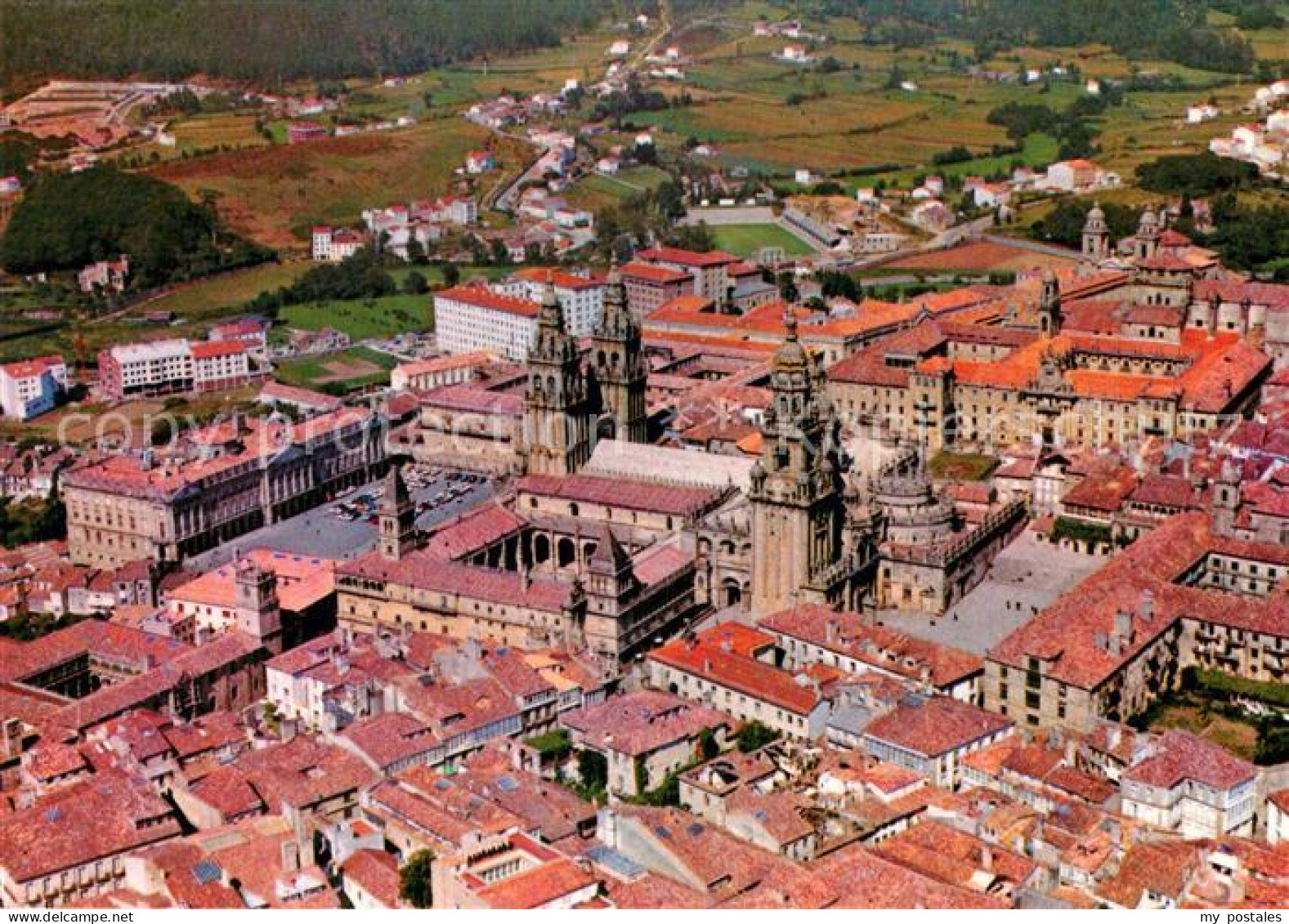 72946973 Santiago De Compostela Fliegeraufnahme Santiago De Compostela - Andere & Zonder Classificatie