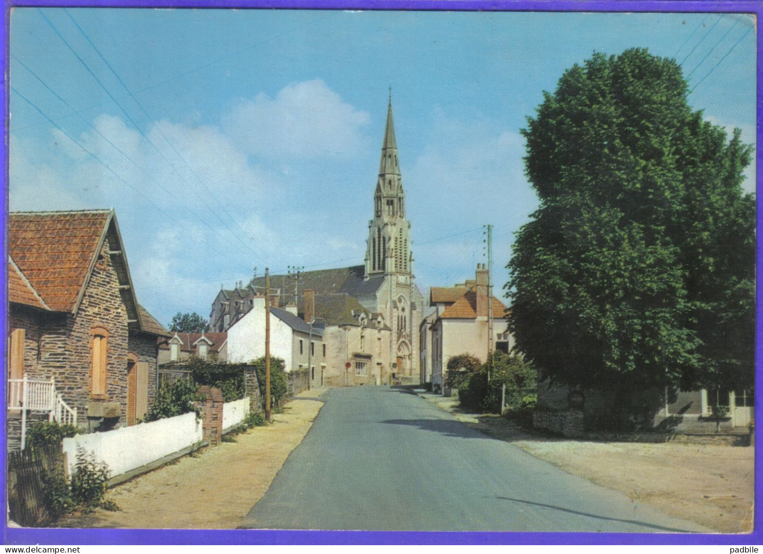 Carte Postale 44. Conquereuil  Entrée Du Bourg  Très Beau Plan - Andere & Zonder Classificatie